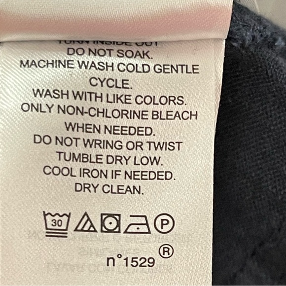 LRL Wide Leg Drawstring Linen Pants Navy Blue Women’s Size 0 - Picture 13 of 16